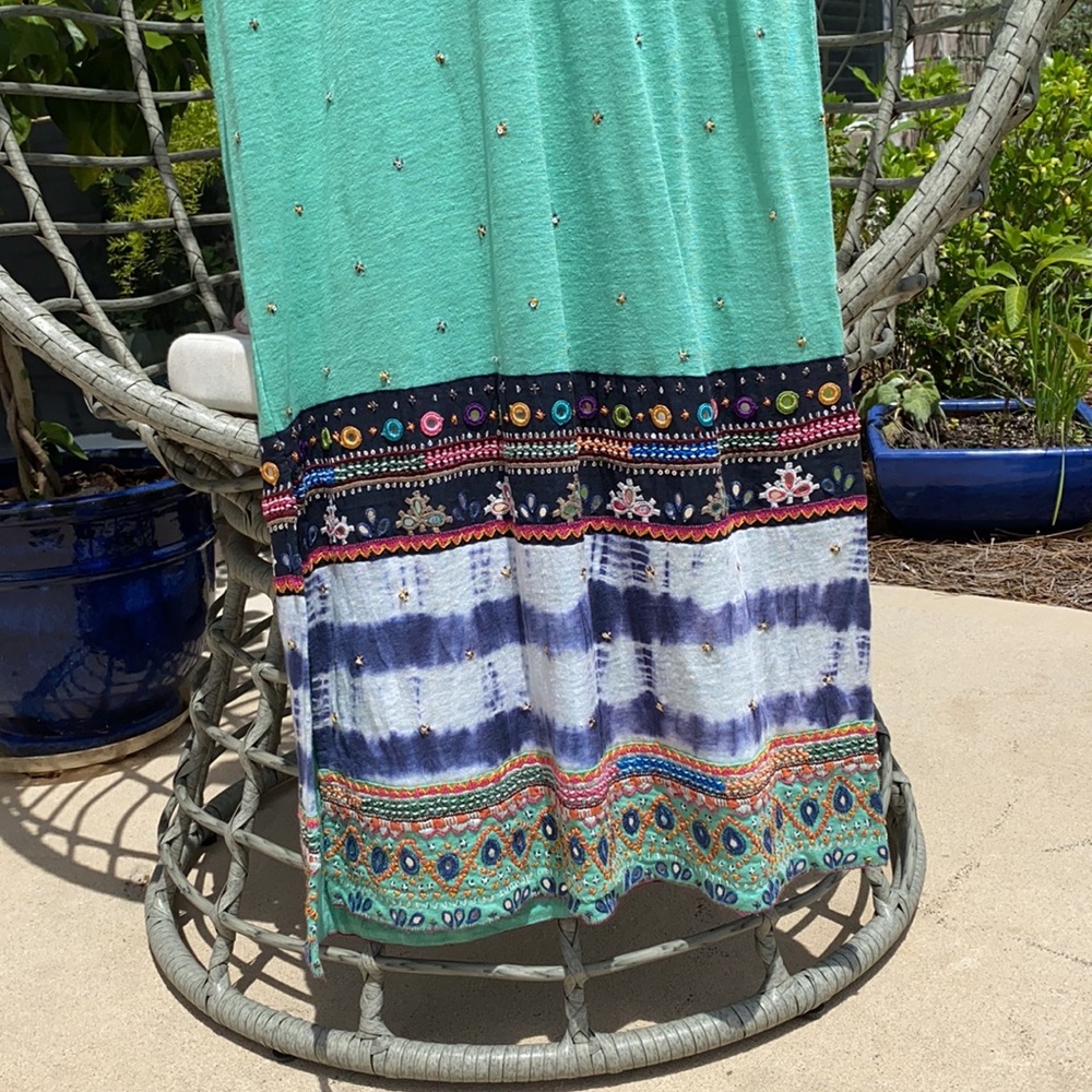 NWT Calypso St Barth Boho Linen Simona Dress - Picture 3 of 16